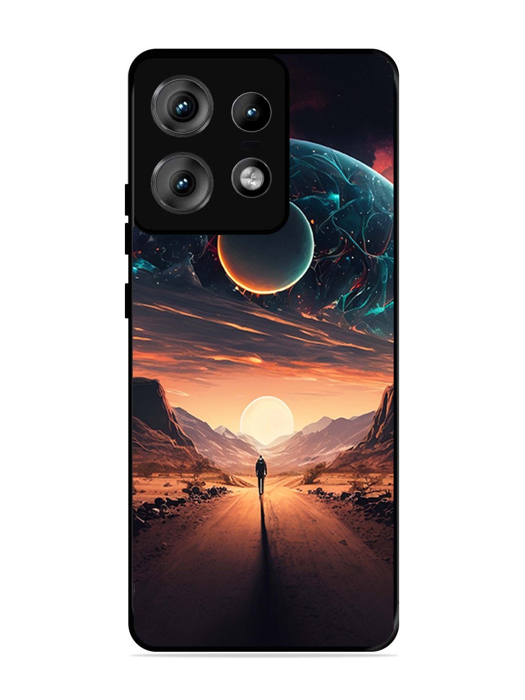 Motorola Edge 50 Pro Sunset with space scene