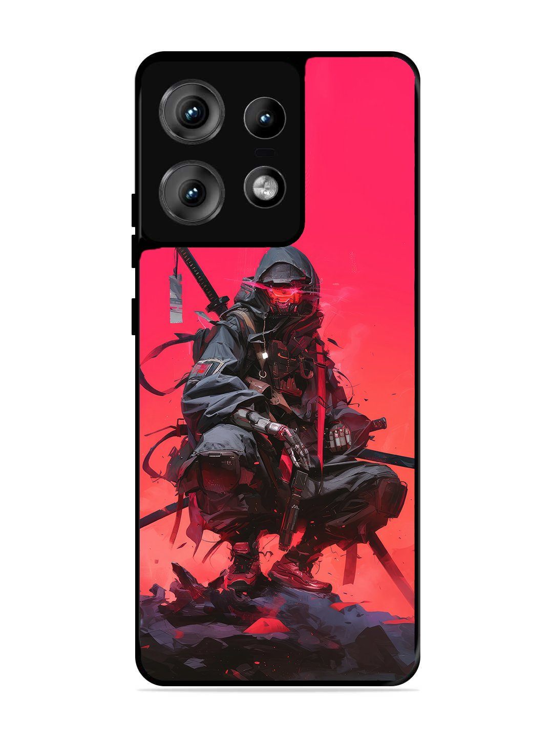 Motorola Edge 50 Pro Cyberpunk Ninja Katana