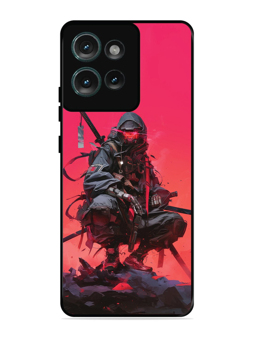 Motorola Edge 50 Cyberpunk Ninja Katana