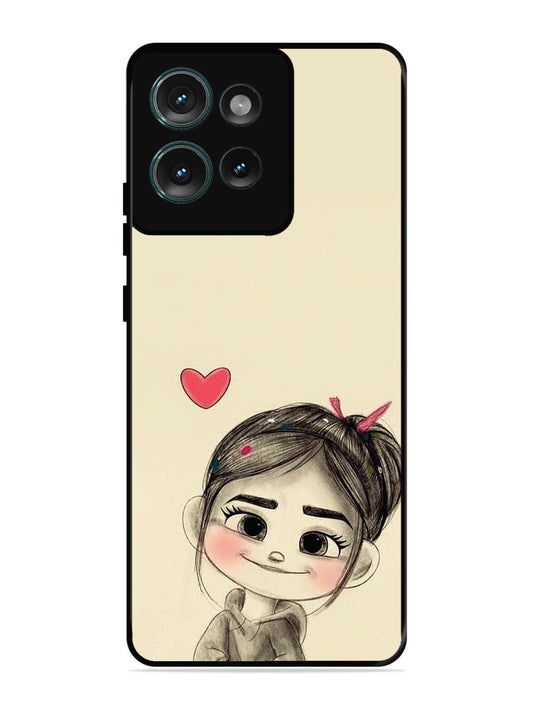 Motorola Edge 50 Cute Girl Looking at You