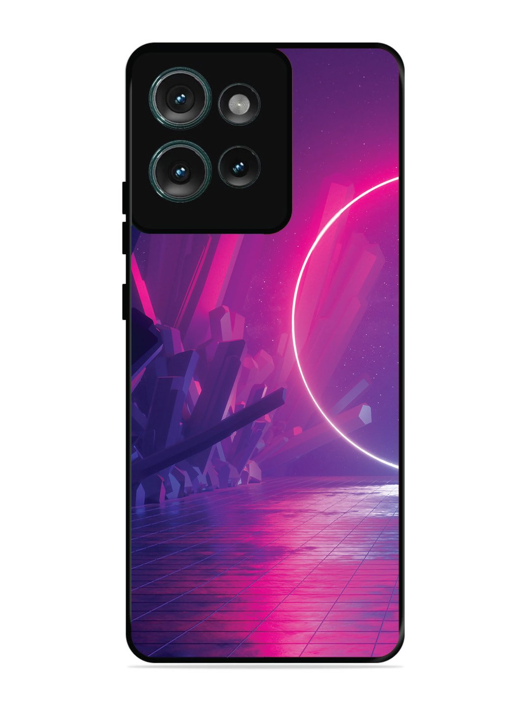 Motorola Edge 50 abstract with Neon Light