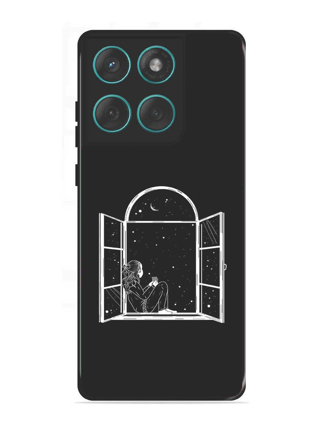 Motorola Edge 60 Fusion Little Girl on Window