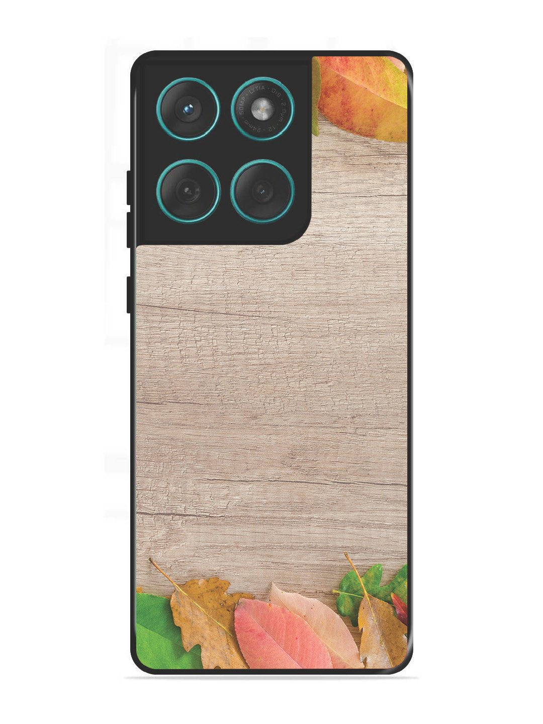 Motorola Edge 60 Fusion Autumn Leafs On Wooden Table