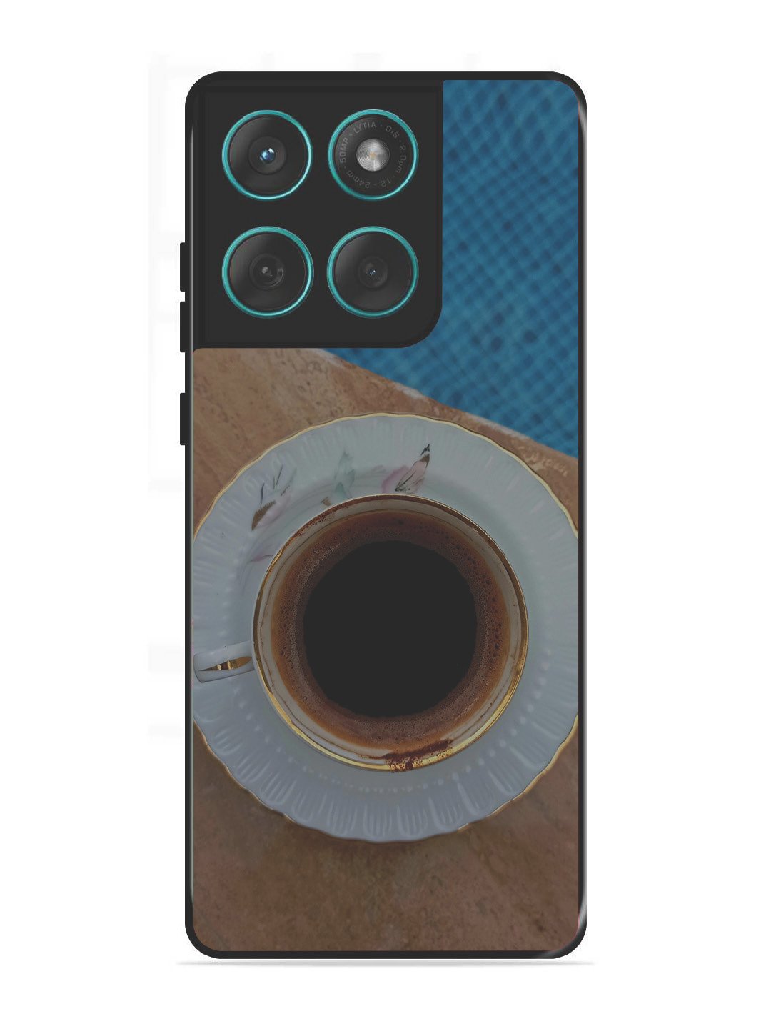 Motorola Edge 60 Fusion Black Tea Cup Saucer