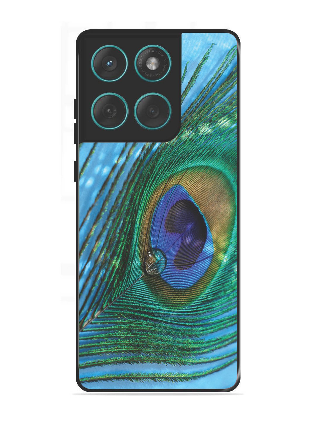 Motorola Edge 60 Fusion A drop on Peacock Feather