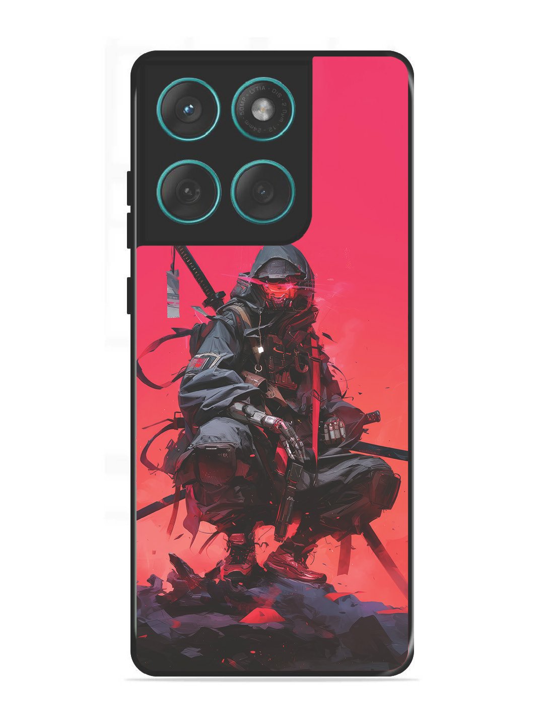 Motorola Edge 60 Fusion Cyberpunk Ninja Katana