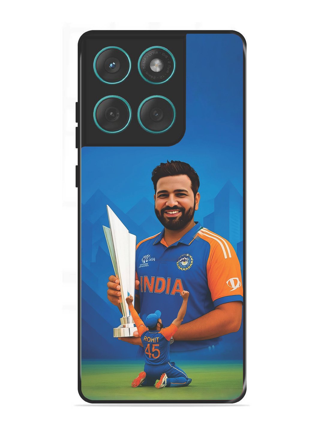 Motorola Edge 60 Fusion Rohit Sharma Cricketer