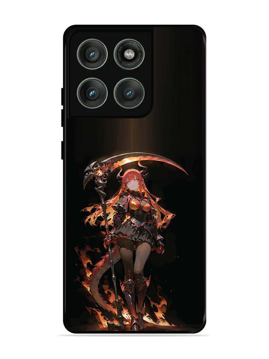 Motorola Edge 60 Pro 5G anime-girl-sycthe-red-hair-horn