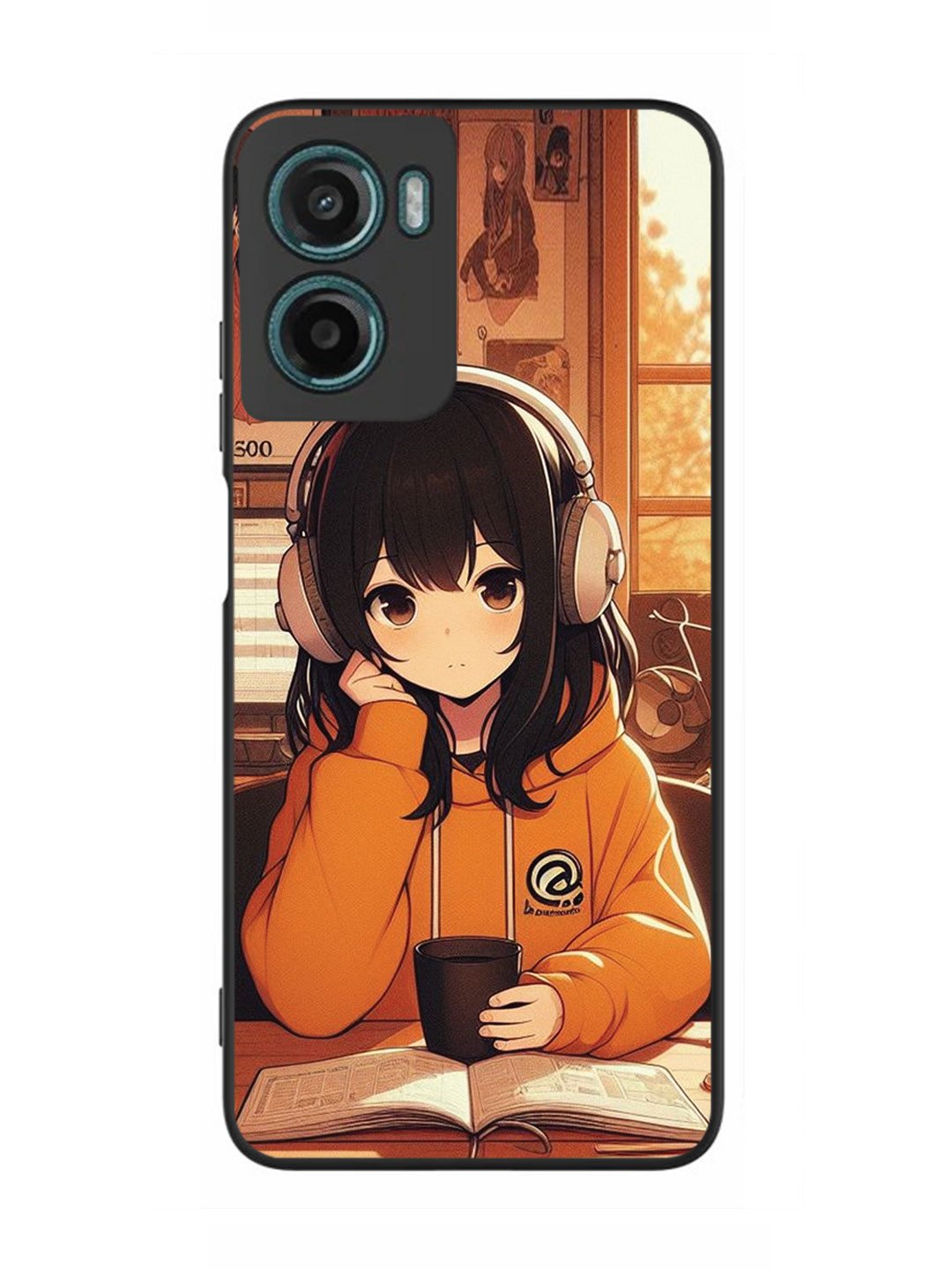 Motorola Moto G05 Cute Girl listening Music