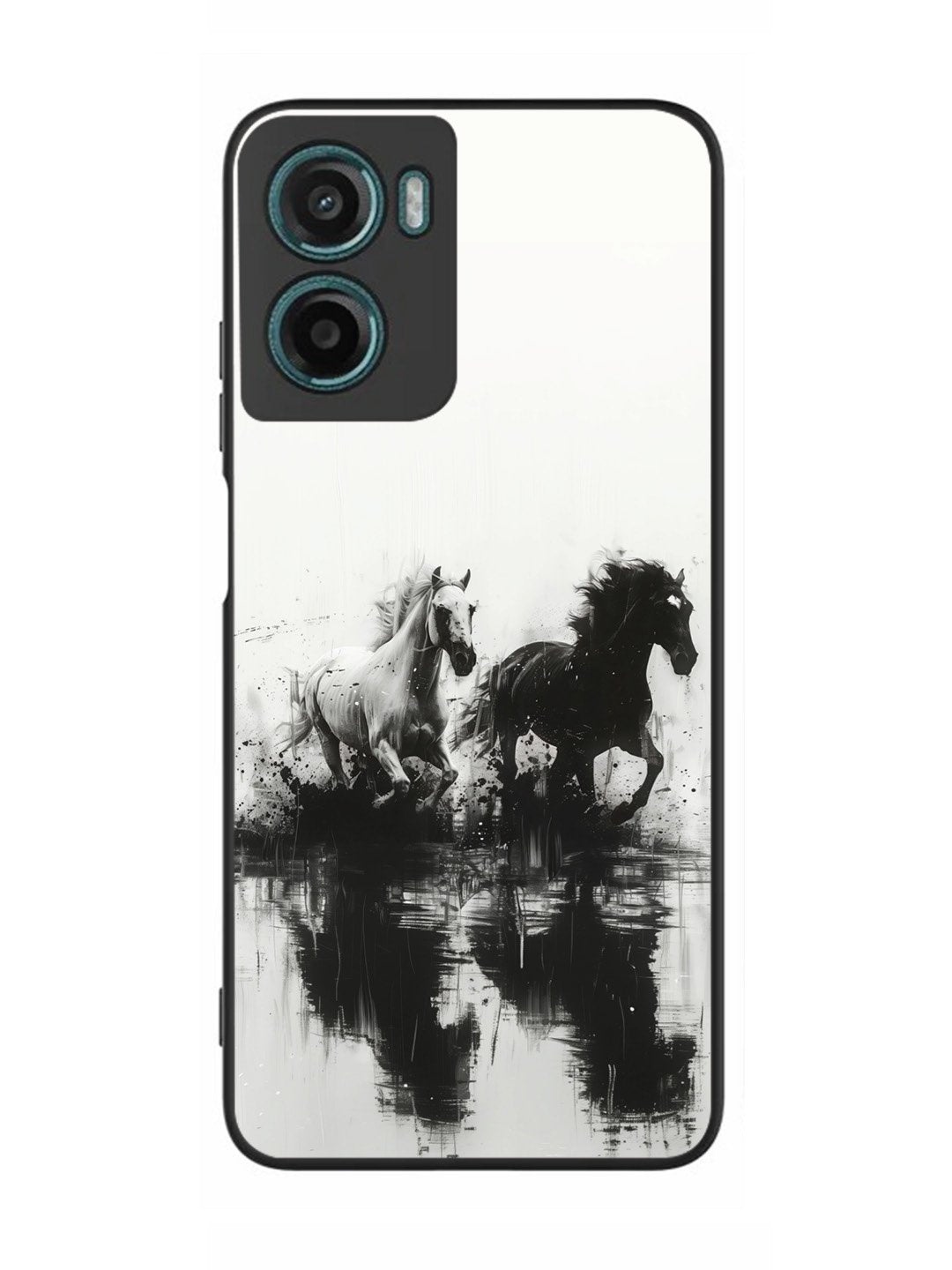 Motorola Moto G05 Black & White Horse