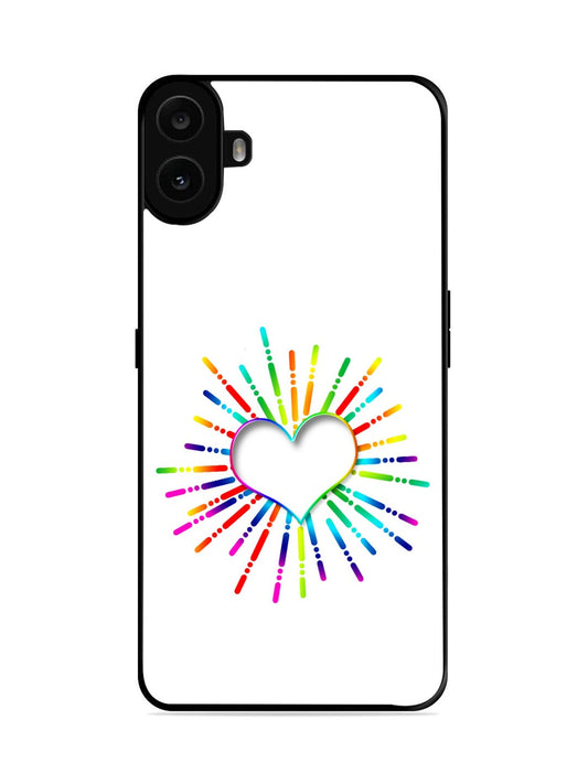 Nothing CMF Phone 1 Colourful Heart on White