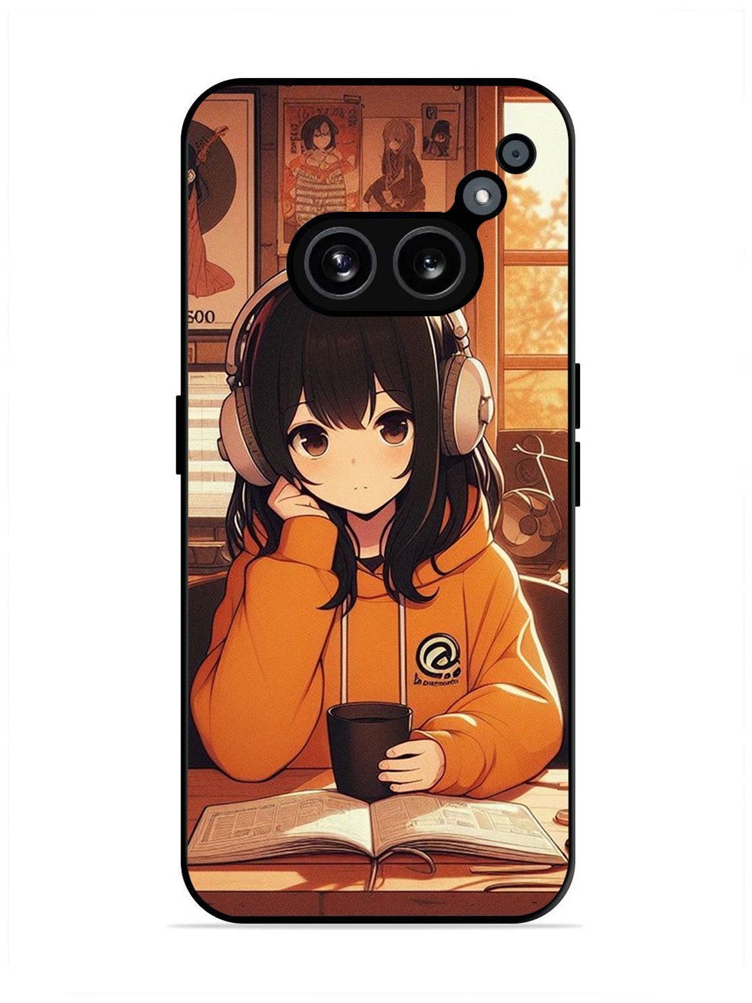 Nothing Phone 2a 5G Cute Girl listening Music