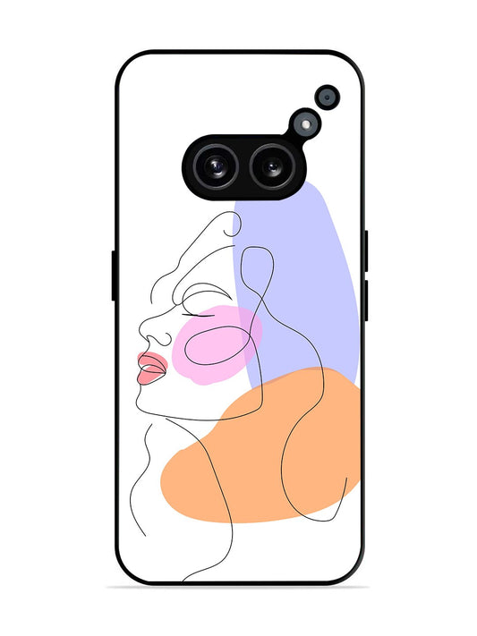 Nothing Phone 2a 5G Line Art Girl Face