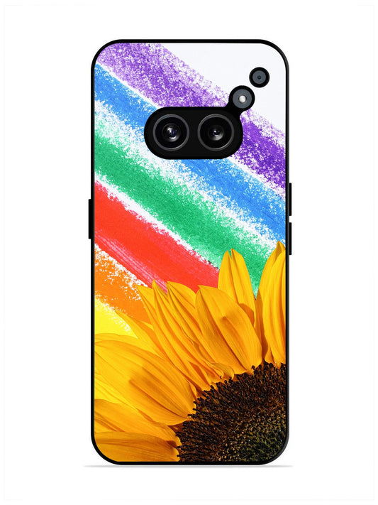 Nothing Phone 2a 5G Sunflower on Colourful Lines