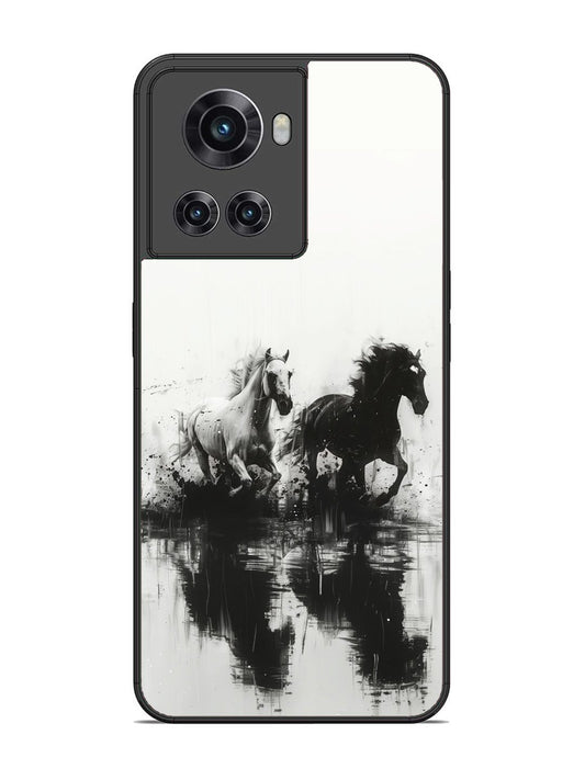 OnePlus 10R Black & White Horse
