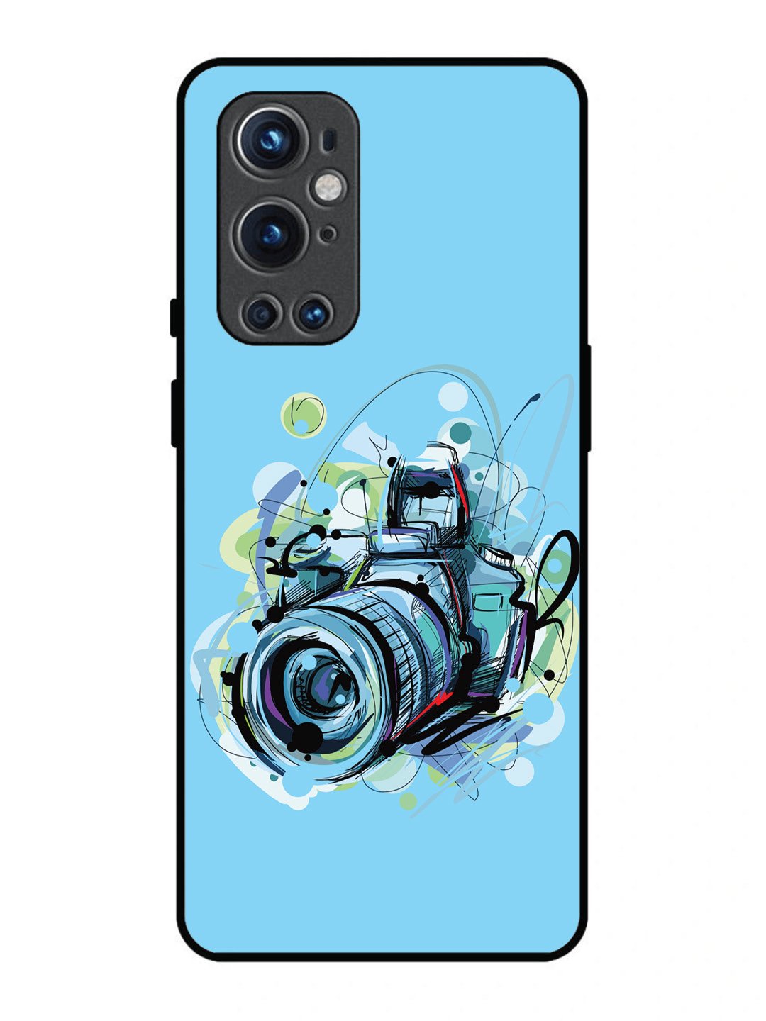 OnePlus 9 Pro Camera Blue Background