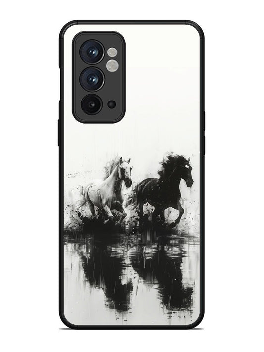 OnePlus 9RT Black & White Horse