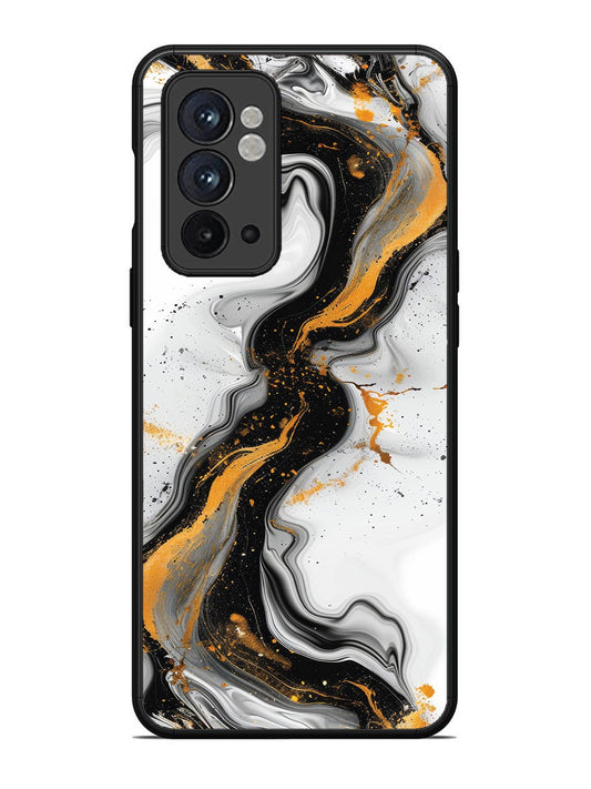 OnePlus 9RT Black And Golden Marble Essence