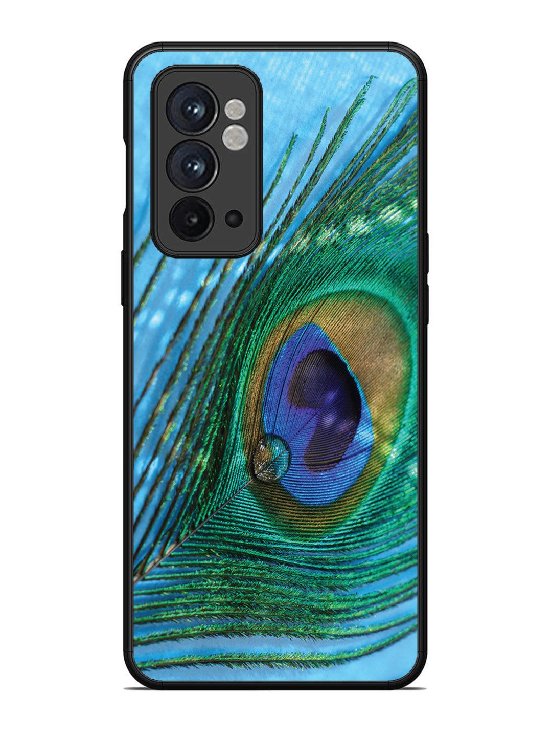 OnePlus 9RT A drop on Peacock Feather