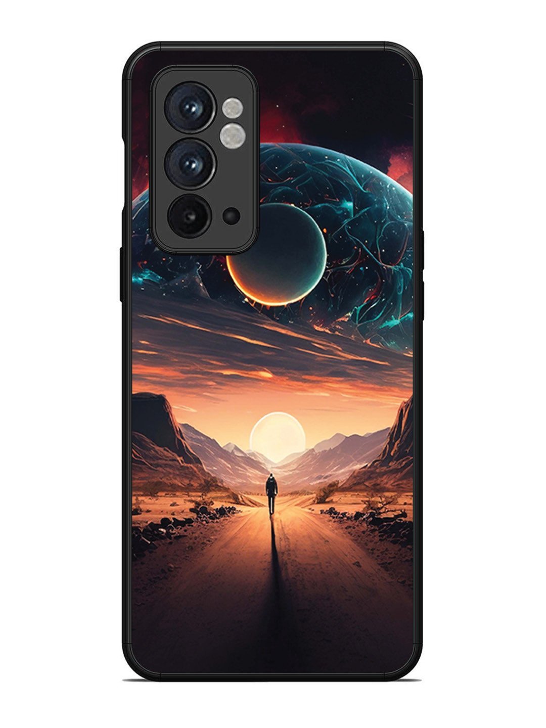 OnePlus 9RT Sunset with space scene