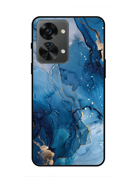 oneplus nord 2t 5g Oceanic Pattern with Golden Sprinkles