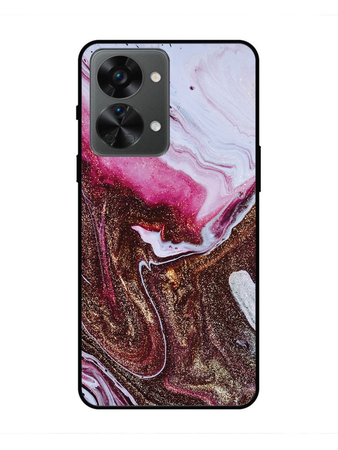 oneplus nord 2t 5g Elegant Rose & Gold Marble