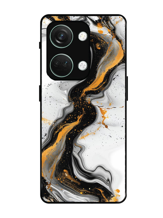 OnePlus Nord 3 Black And Golden Marble Essence