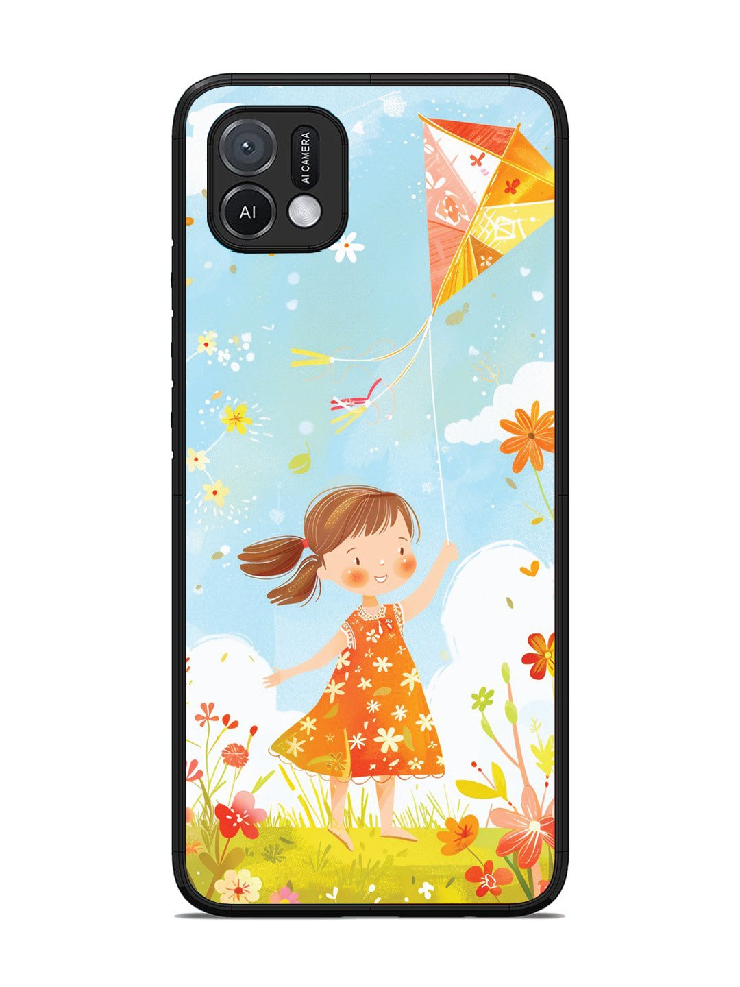 Oppo A16K Little Girl Kite Flying