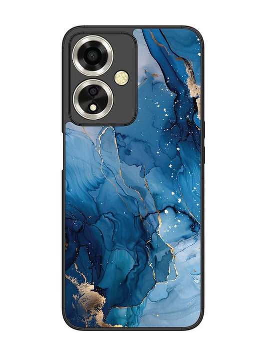 oppo a59 5g Oceanic Pattern with Golden Sprinkles