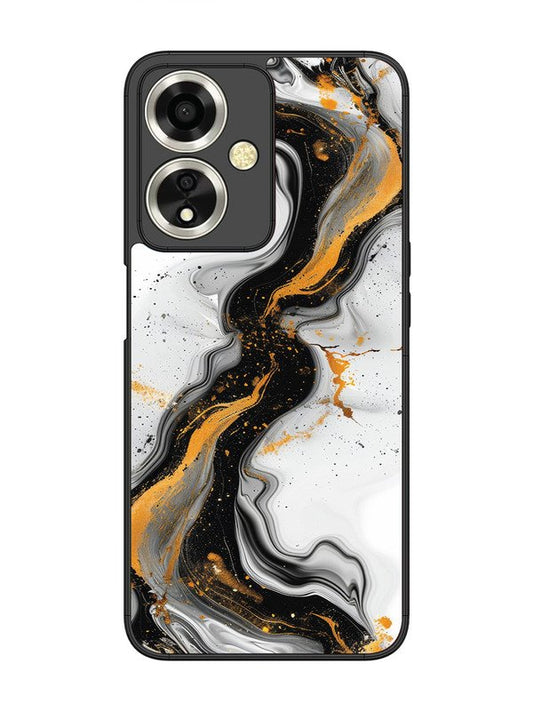 oppo a59 5g Black And Golden Marble Essence