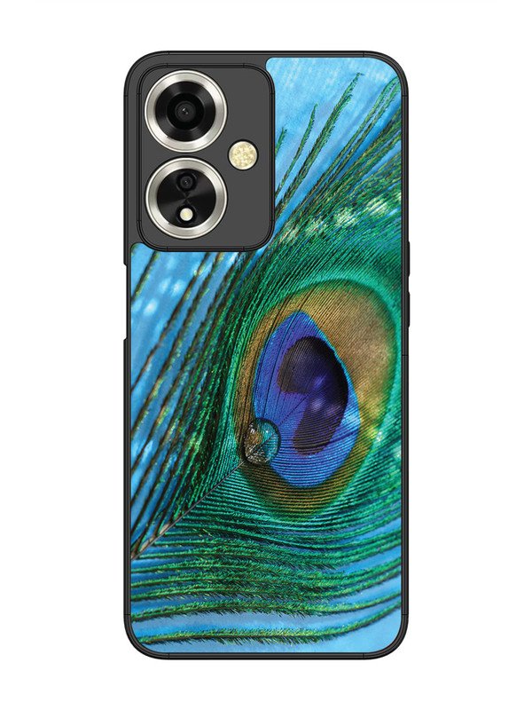 oppo a59 5g A drop on Peacock Feather