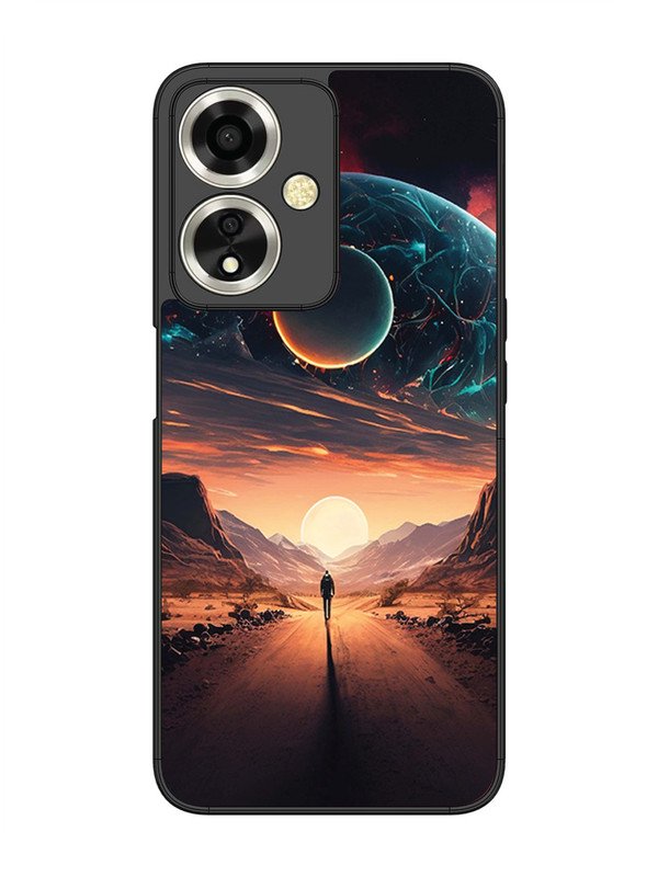 oppo a59 5g Sunset with space scene