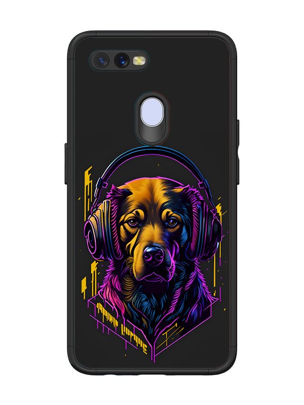 Oppo A7 Music Lover Dog