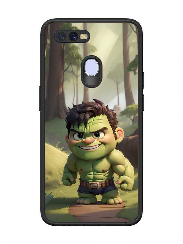Oppo A7 cute baby hulk