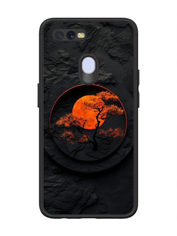 Oppo A7 Dark knight Red Moon