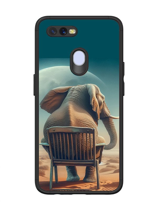 Oppo A7 Baby Elephant om chair