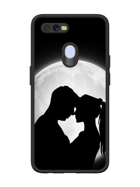 Oppo A7 Couple on Moon