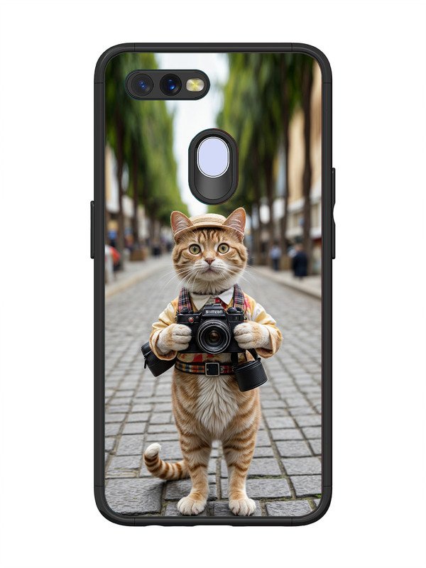 Oppo A7 Cat as Cameraman