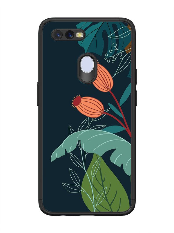 Oppo A7 Plant Illustration