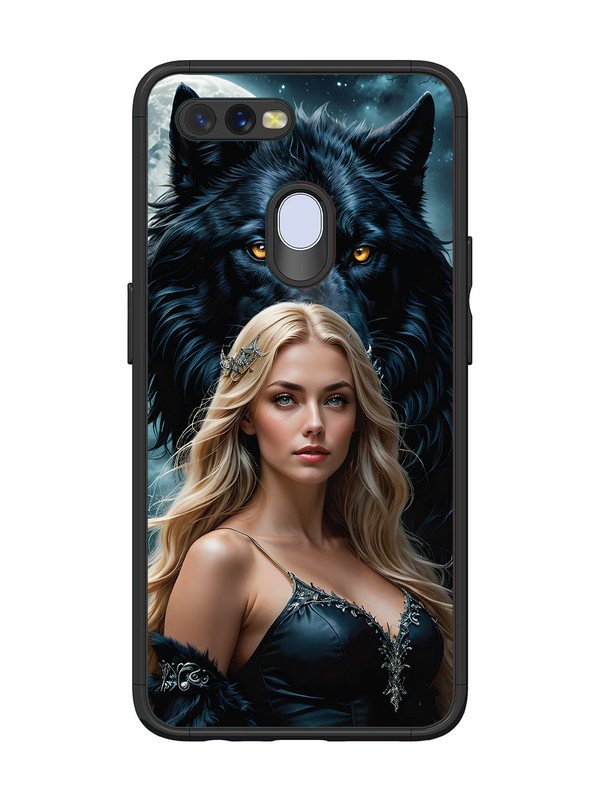 Oppo A7 Wolf & Girl