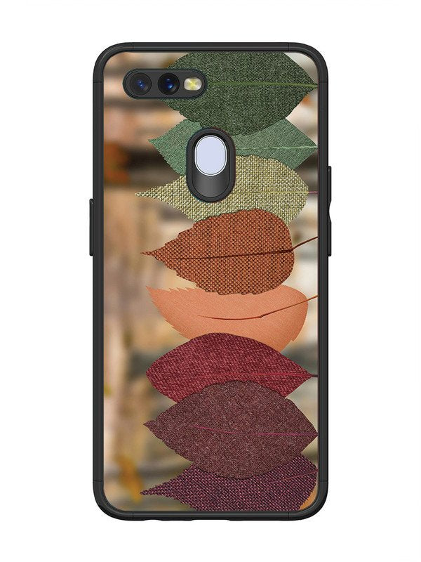 Oppo A7 Fabric Leafs
