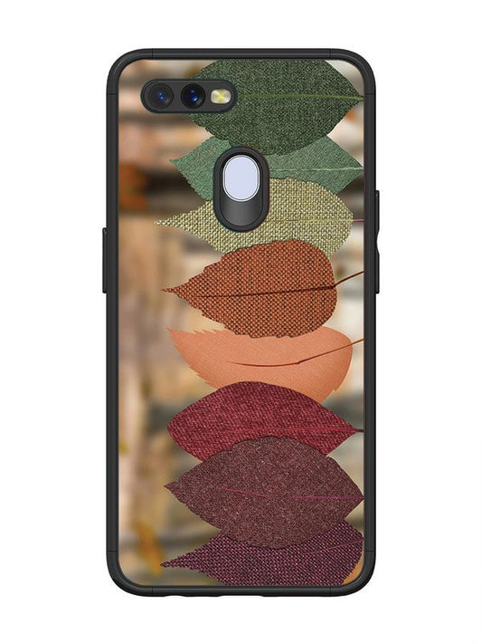 Oppo A7 Fabric Leafs