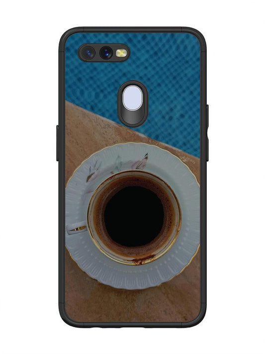 Oppo A7 Black Tea Cup Saucer