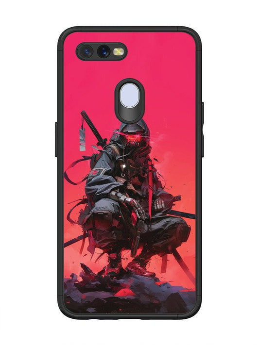 Oppo A7 Cyberpunk Ninja Katana
