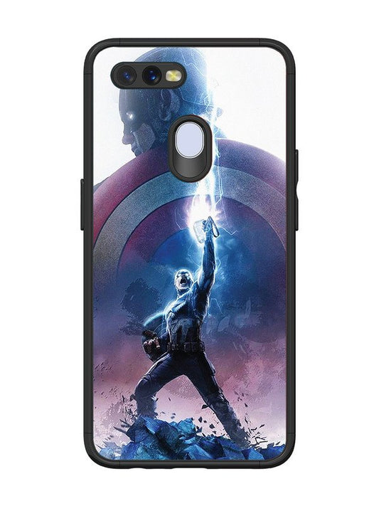Oppo A7 captain-america-thor-hammer-lightning