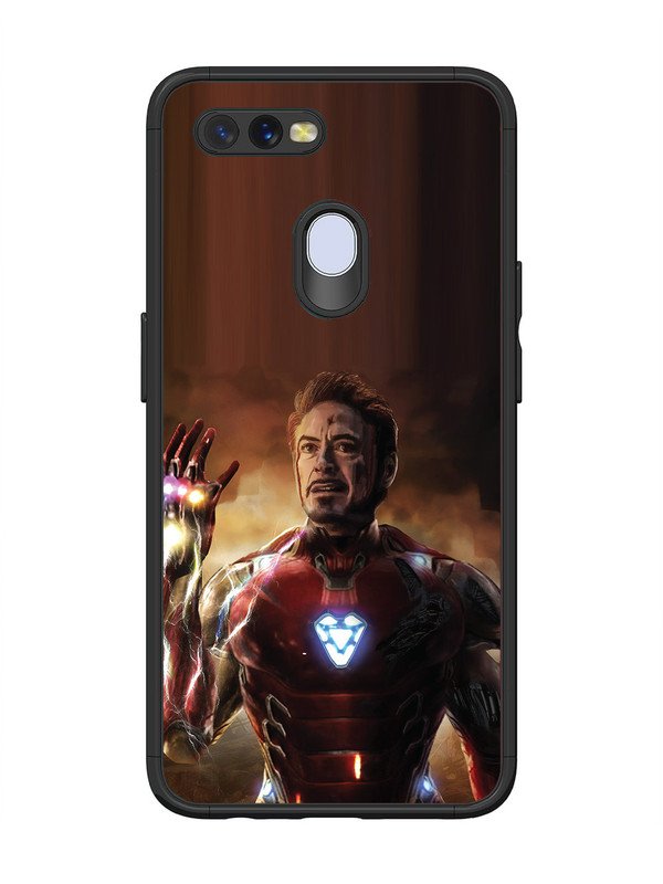 Oppo A7 iron man inifinity stones