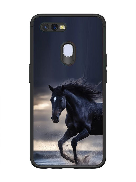 Oppo A7 black-horse-animal