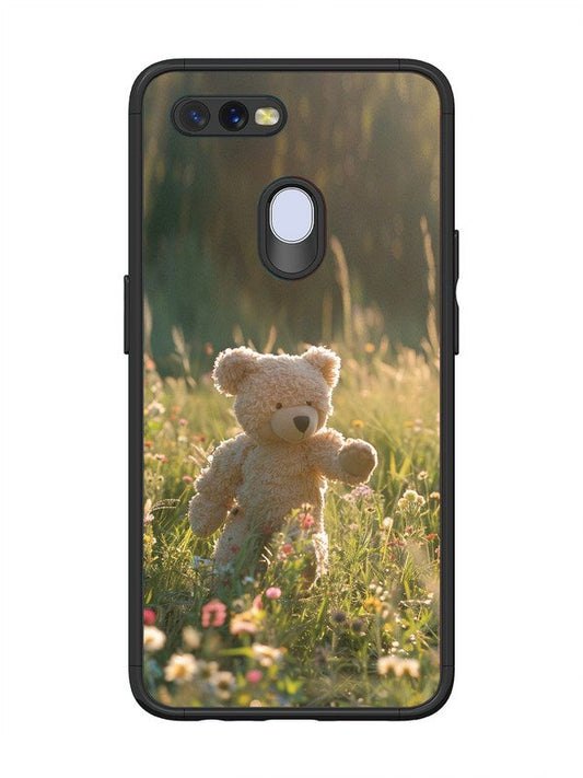Oppo A7 Teddy Bear Outdoors