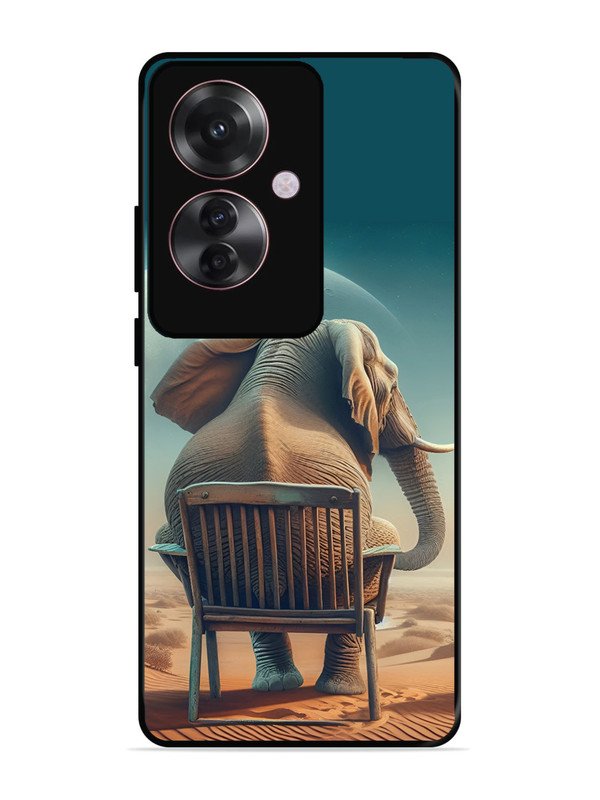 Oppo F25 Pro 5G Baby Elephant om chair