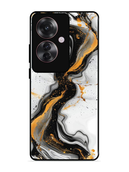 Oppo F25 Pro 5G Black And Golden Marble Essence